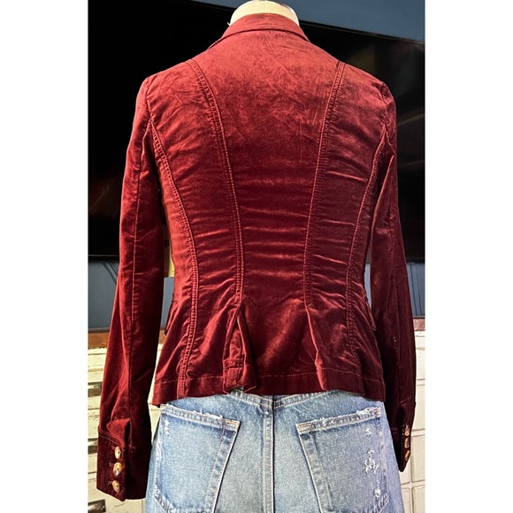 Anthropologie Velvet Blazer Size 6 RUNS SMALL - Picture 11 of 16